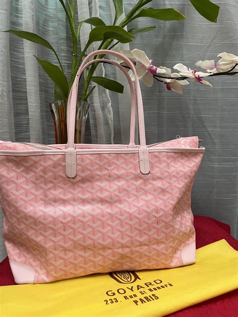 goyard tote bag mini pink|maison goyard tote bag price.